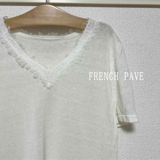 FRENCH PAVE cawaii レース ニット トップス