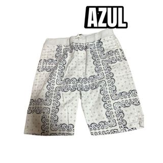 ★SALE★AZUL by moussy ハーフパンツ Sサイズ  メンズ 白