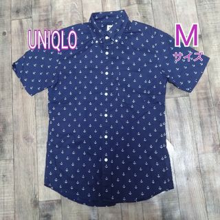 ユニクロ(UNIQLO)のUNIQLO 半袖シャツ  Mサイズ  ボタンダウンシャツ(シャツ)