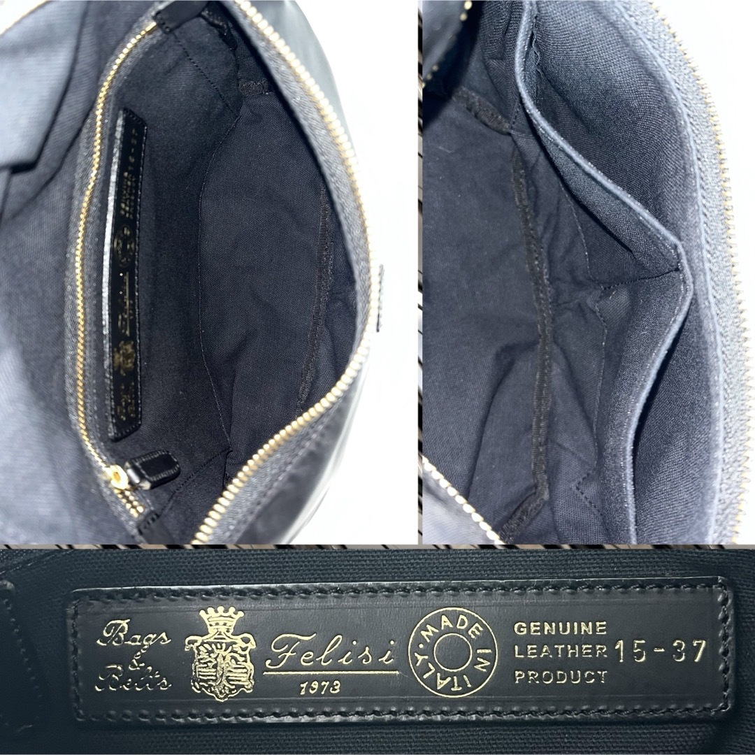 Felisi(フェリージ)のFelisi フェリージ 2WAY ショルダーバッグ 15/37/DS ブラック レディースのバッグ(ショルダーバッグ)の商品写真