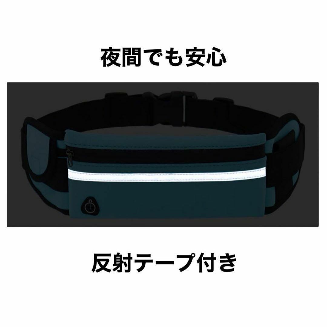 ★ラスト　ランニング ポーチ ウエストポーチ ペットボトル スマホ ブラック 8 スポーツ/アウトドアのトレーニング/エクササイズ(ウォーキング)の商品写真