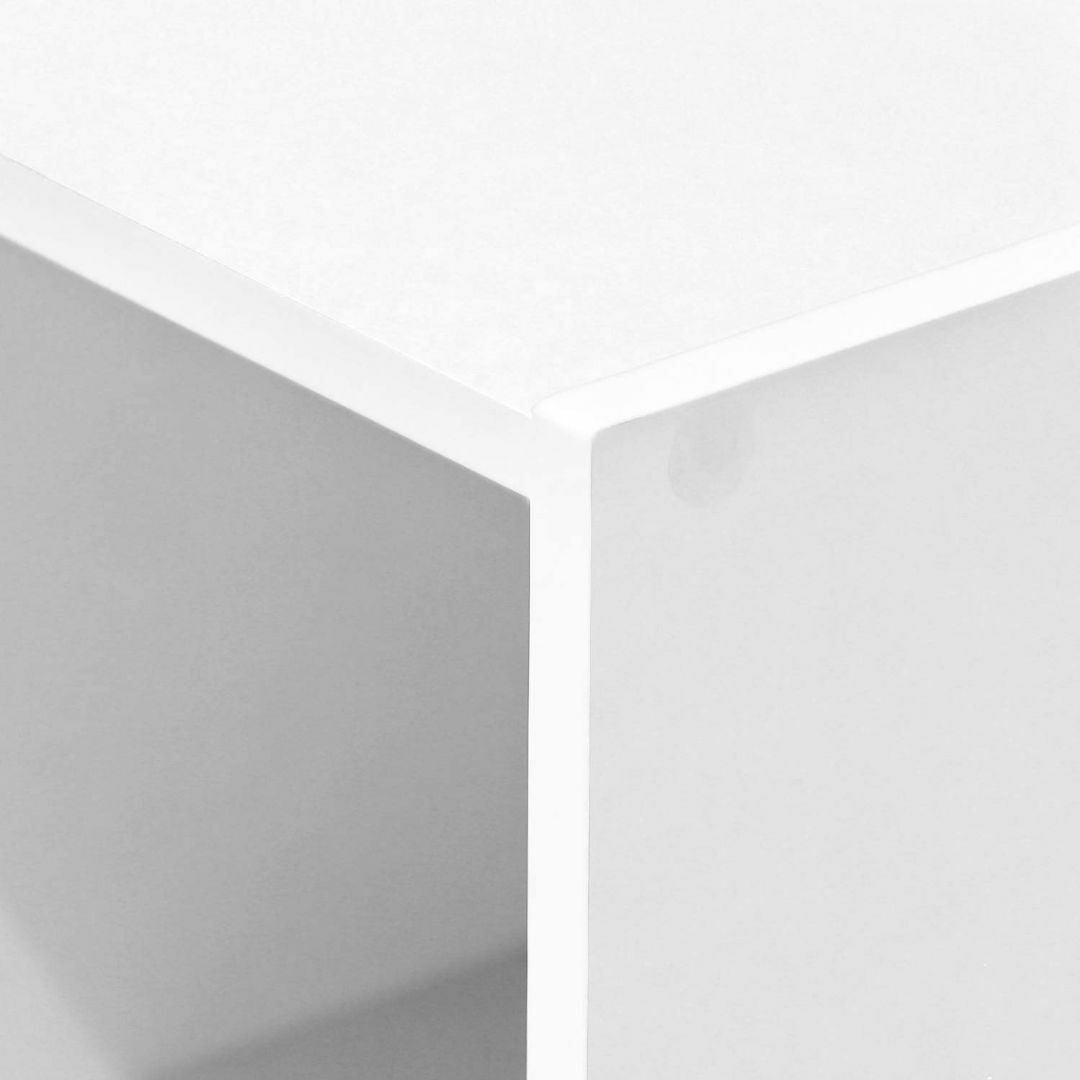 【色: ホワイト】フリノ(Furinno) 本棚 カラーボックス Luderシリ インテリア/住まい/日用品の収納家具(その他)の商品写真