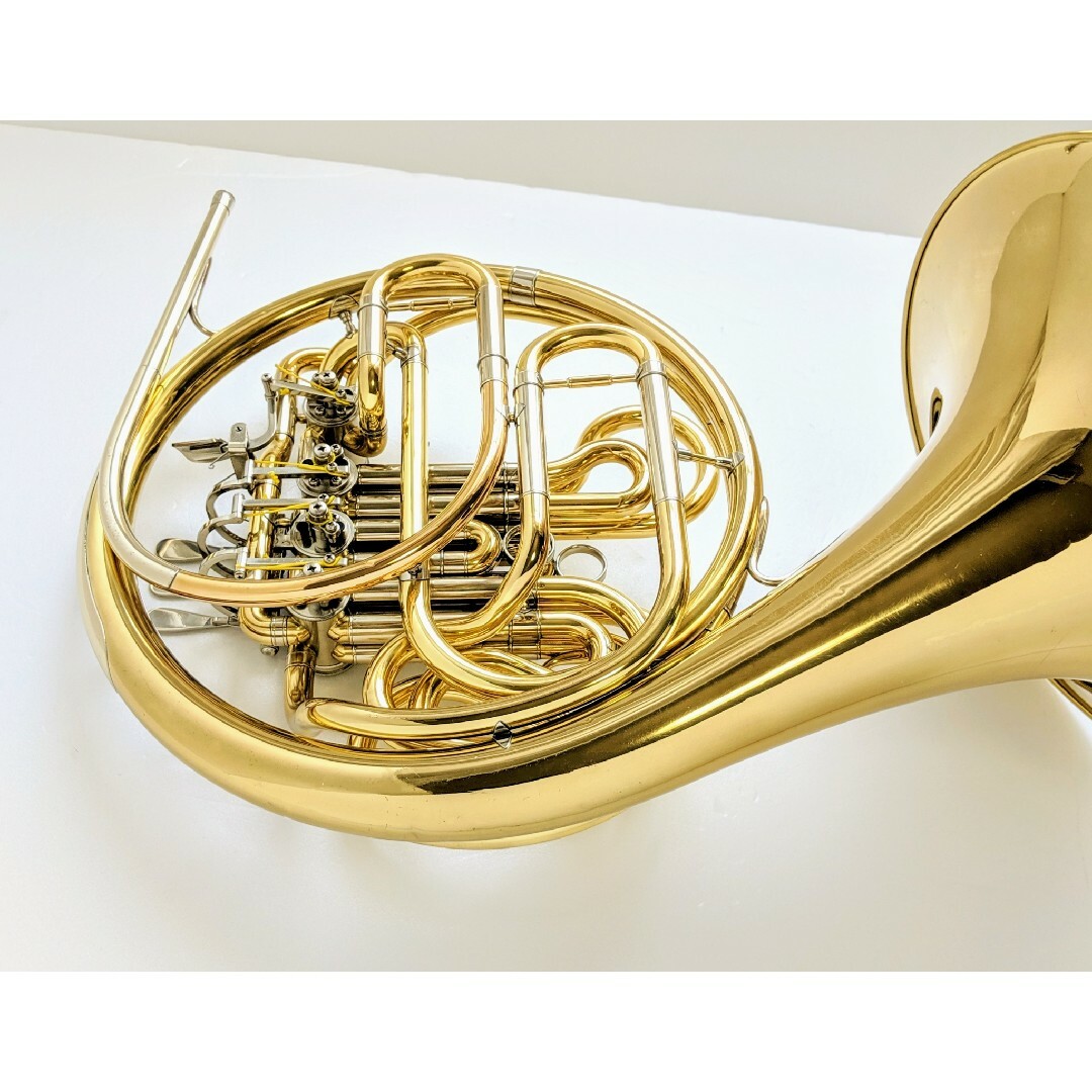 ヤマハ(ヤマハ)の【美品】フルダブルホルン ヤマハ YHR-666 プロモデル[希少モデル] 楽器の管楽器(ホルン)の商品写真