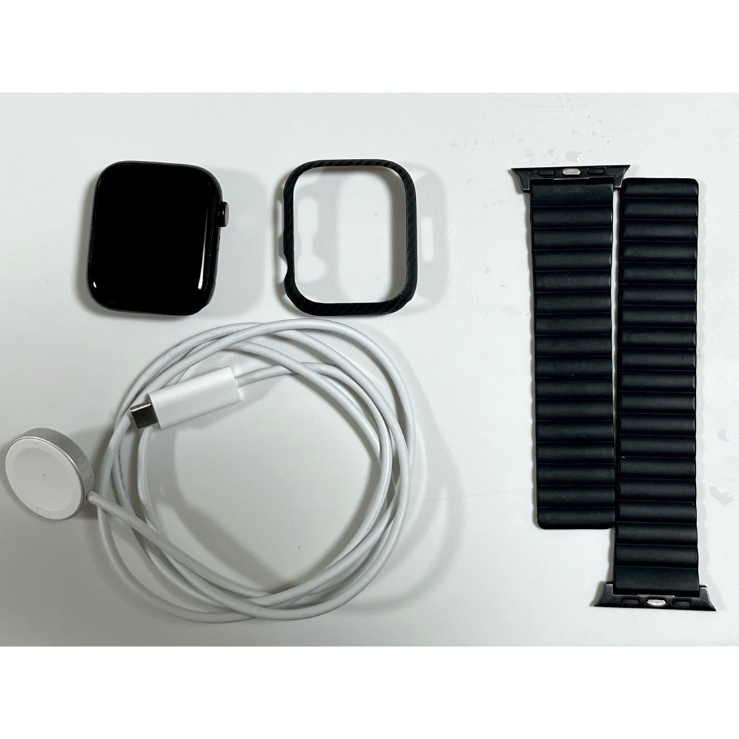 Apple Watch(アップルウォッチ)のAppleWatch7 45mm midnight セルラー スマホ/家電/カメラのスマホアクセサリー(その他)の商品写真