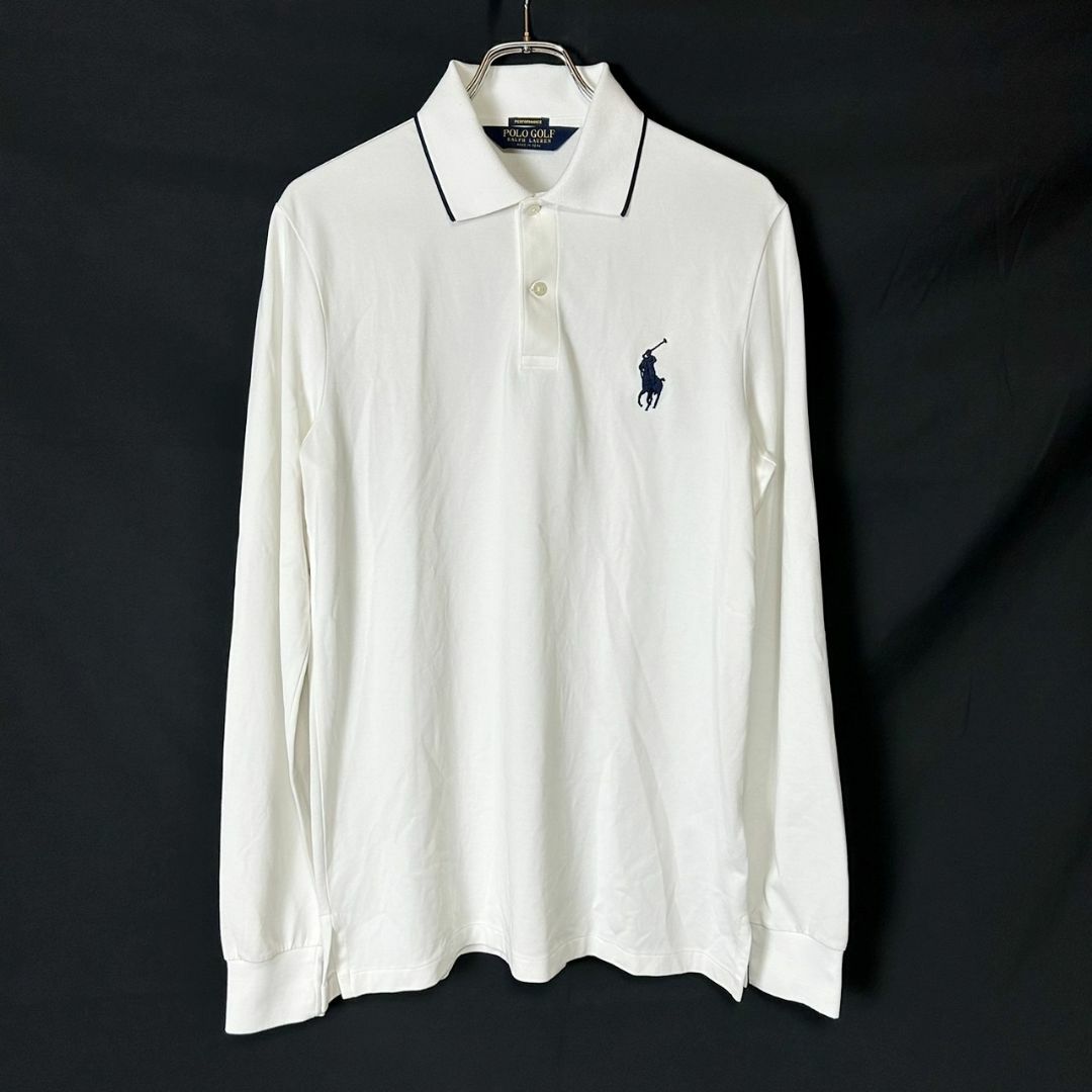 Polo Golf(ポロゴルフ)のPOLO GOLF RALPH LAUREN ビッグポニー ポロシャツ 長袖 M メンズのトップス(ポロシャツ)の商品写真