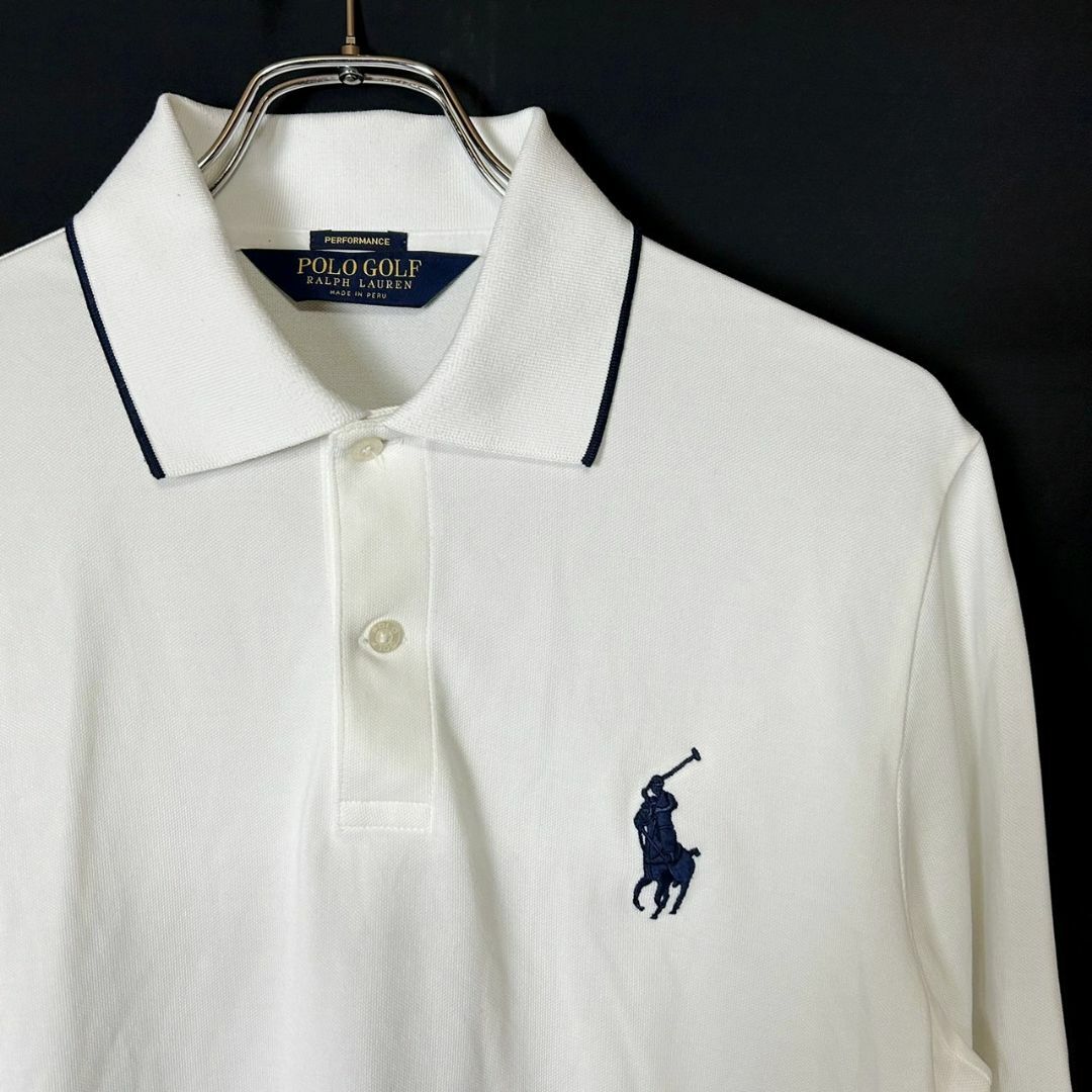 Polo Golf(ポロゴルフ)のPOLO GOLF RALPH LAUREN ビッグポニー ポロシャツ 長袖 M メンズのトップス(ポロシャツ)の商品写真