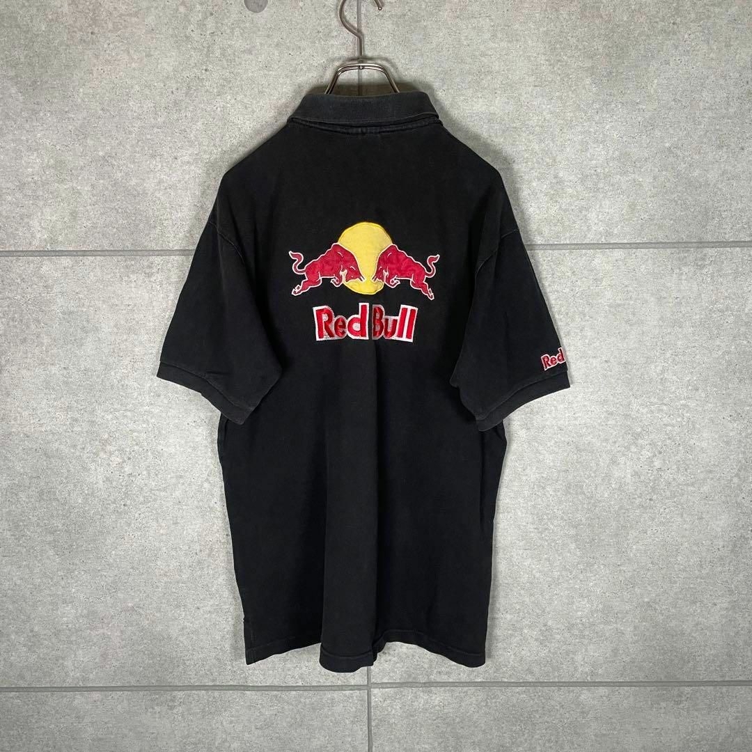 Red Bull(レッドブル)の[古着]Red Bull　半袖　ポロシャツ　バック刺繍　企業　エナジードリンク メンズのトップス(ポロシャツ)の商品写真