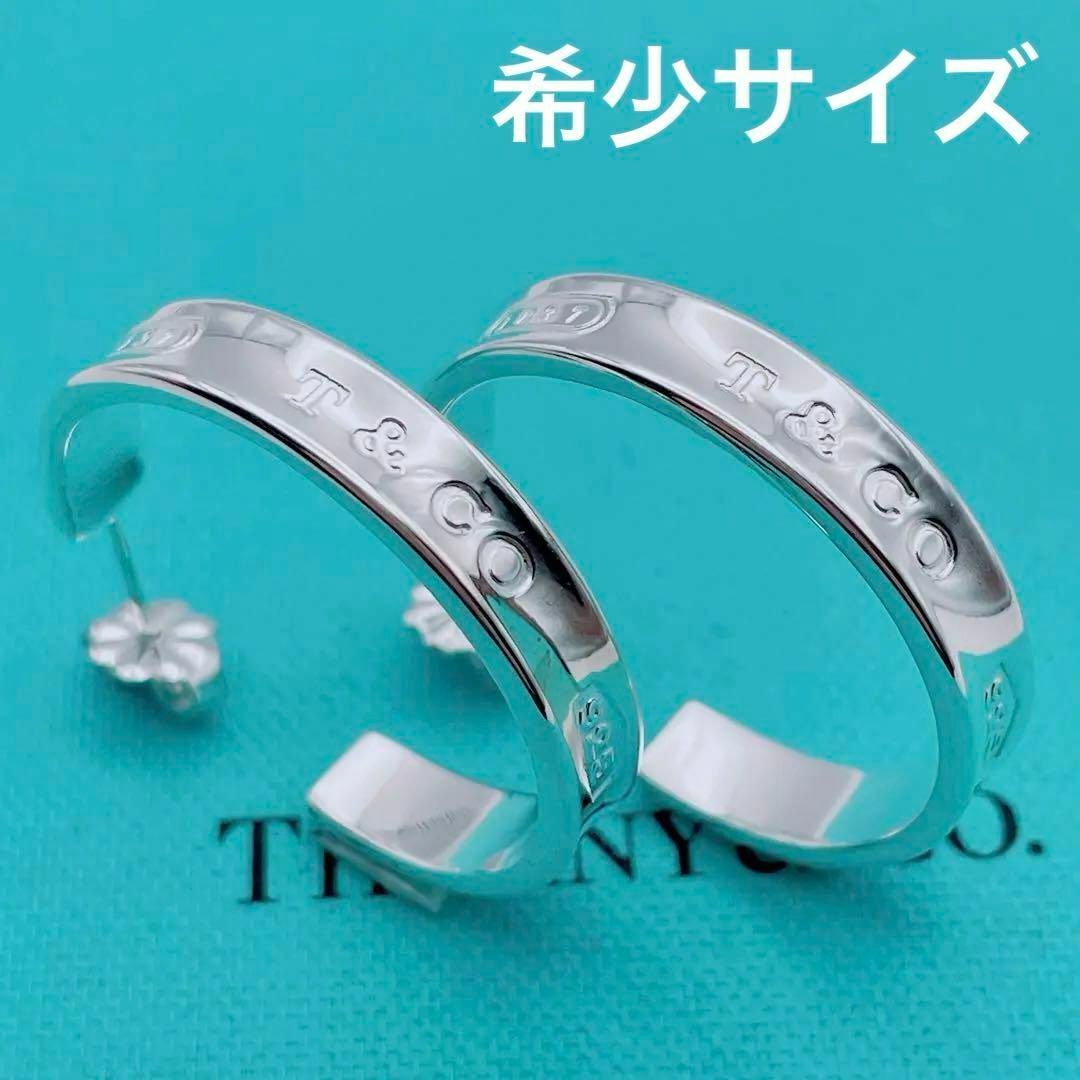 Tiffany & Co.(ティファニー)の【極美品】希少サイズ　Tiffany & Co. ピアス　ナロー　Lサイズ レディースのアクセサリー(ピアス)の商品写真