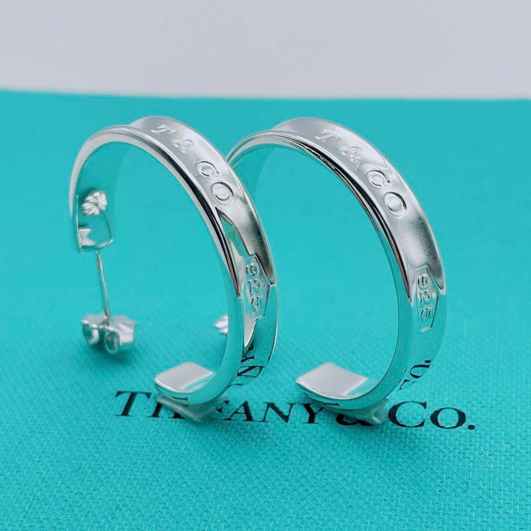 Tiffany & Co.(ティファニー)の【極美品】希少サイズ　Tiffany & Co. ピアス　ナロー　Lサイズ レディースのアクセサリー(ピアス)の商品写真