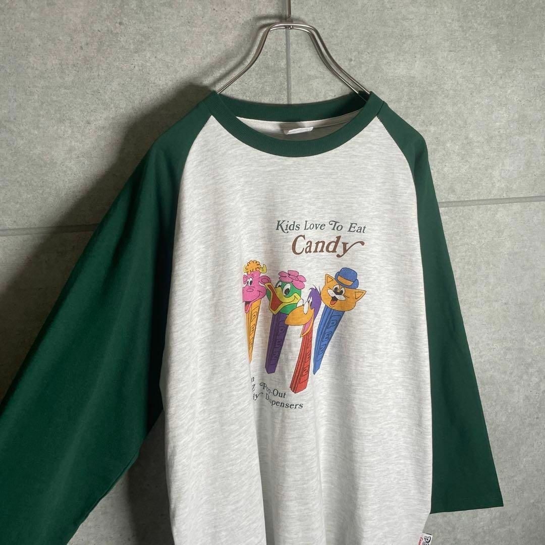 VINTAGE(ヴィンテージ)の[古着]PEZ　長袖　Tシャツ　ロンT　キャンディ　キャラ　プリント　ラグラン メンズのトップス(Tシャツ/カットソー(七分/長袖))の商品写真