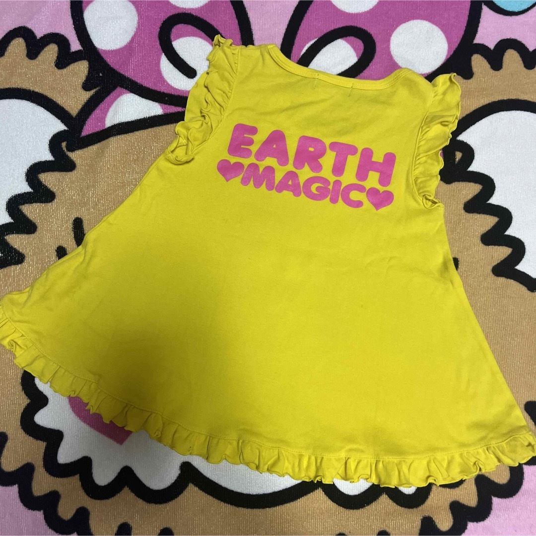 EARTHMAGIC(アースマジック)のアースマジック♡チュニック キッズ/ベビー/マタニティのキッズ服女の子用(90cm~)(Tシャツ/カットソー)の商品写真