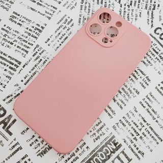 iPhone 14ProMax シリコンケース (09) ピンク(iPhoneケース)