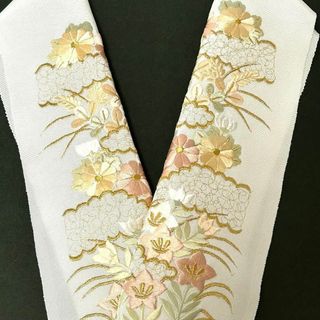 半襟　着物　刺繍　正絹　半衿　衿　和装(その他)