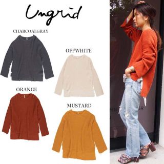 アングリッド(Ungrid)のスリットスリーブルーズニット(ニット/セーター)