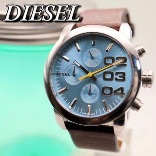 ディーゼル(DIESEL)の美品 DIESEL クロノグラフ ラウンド クォーツ メンズ腕時計 700(腕時計(アナログ))