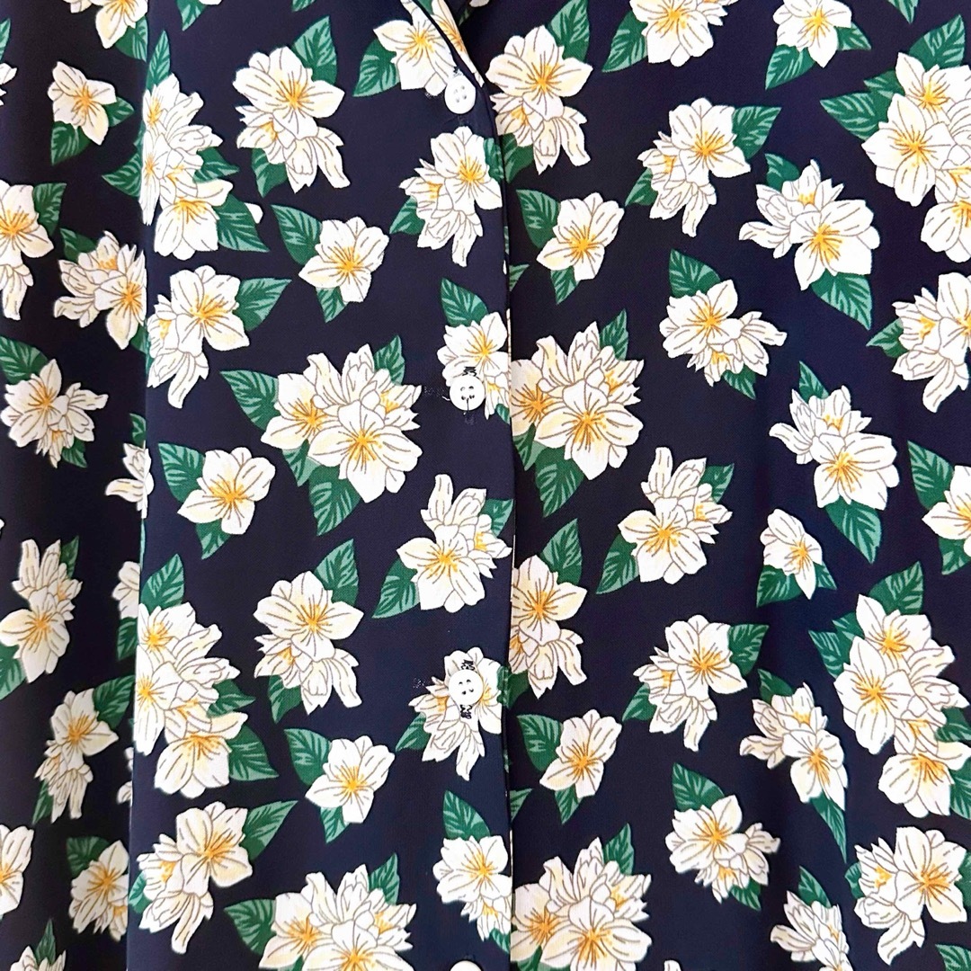 ZARA(ザラ)のALI CON FOX 花柄シャツワンピース レディースのワンピース(ロングワンピース/マキシワンピース)の商品写真