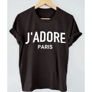 Christian Dior - 新品未使用 jadore ロゴtシャツ ブラック ジャドール