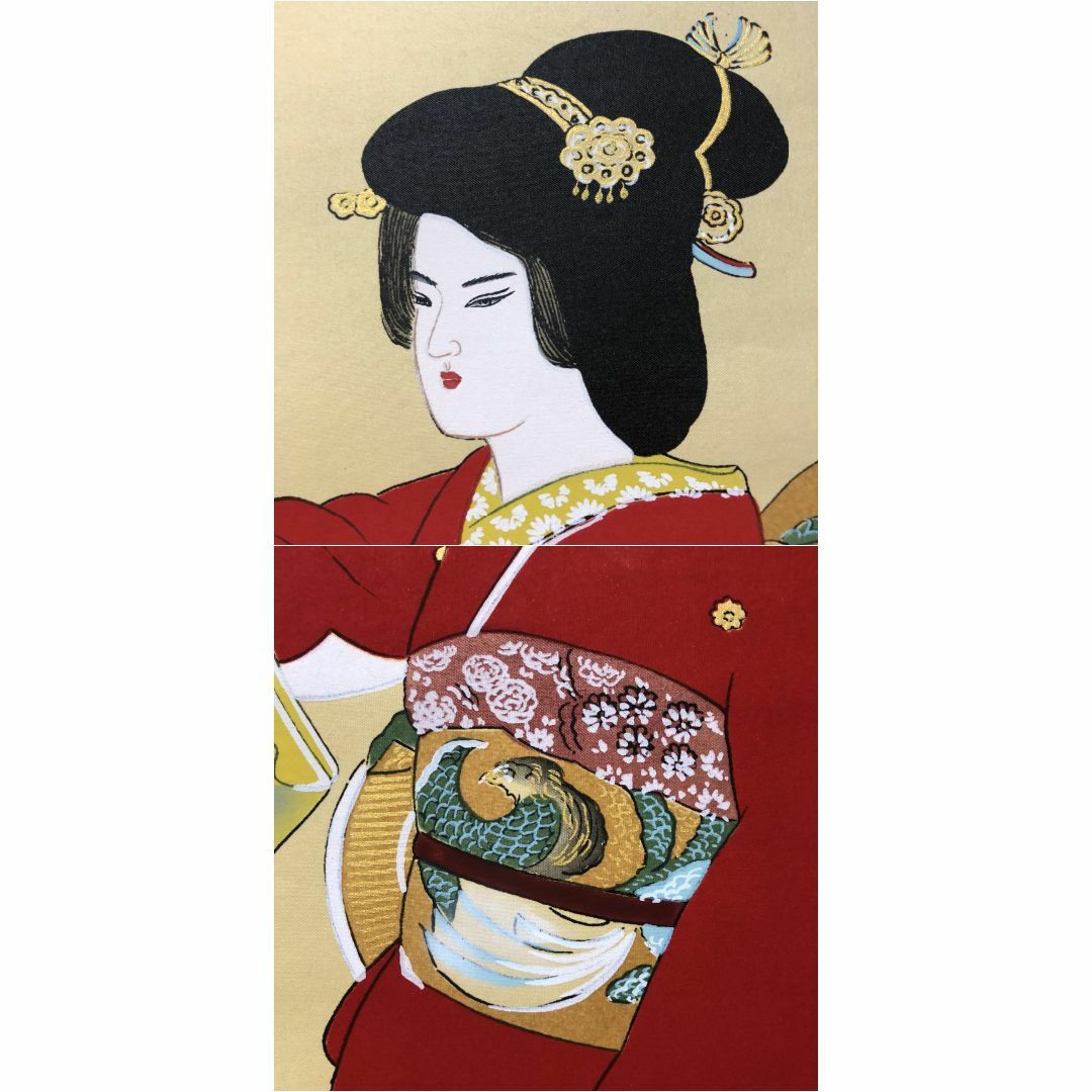 真作 三宅凰白「羅浮仙女之図」 古い掛け軸 おおきい 掛軸 肉筆 真作 三宅凰白「羅浮仙女之図」 古い掛け軸 おおきい 掛軸 肉筆