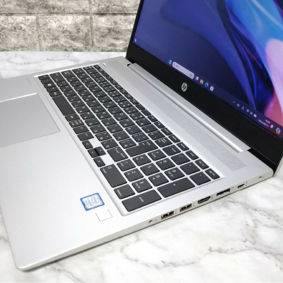 HP(ヒューレットパッカード)のHP Probook450 G6 Core i5 高速SSD 値引不可 スマホ/家電/カメラのPC/タブレット(ノートPC)の商品写真