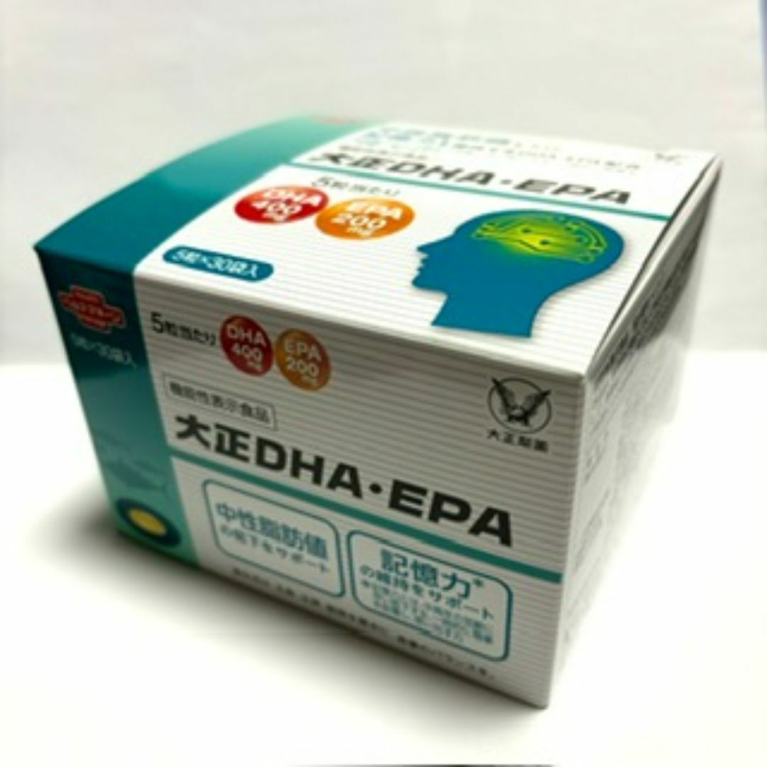 大正製薬(タイショウセイヤク)の新品・未開封　大正 DPA・EPA 機能性表示食品　５粒ｘ30袋（個包装） 食品/飲料/酒の健康食品(その他)の商品写真