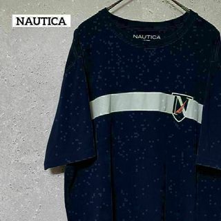 ノーティカ(NAUTICA)のNAUTICA ノーティカ Tシャツ 半袖 ゆるだぼ ワンポイント ロゴ L(Tシャツ/カットソー(半袖/袖なし))