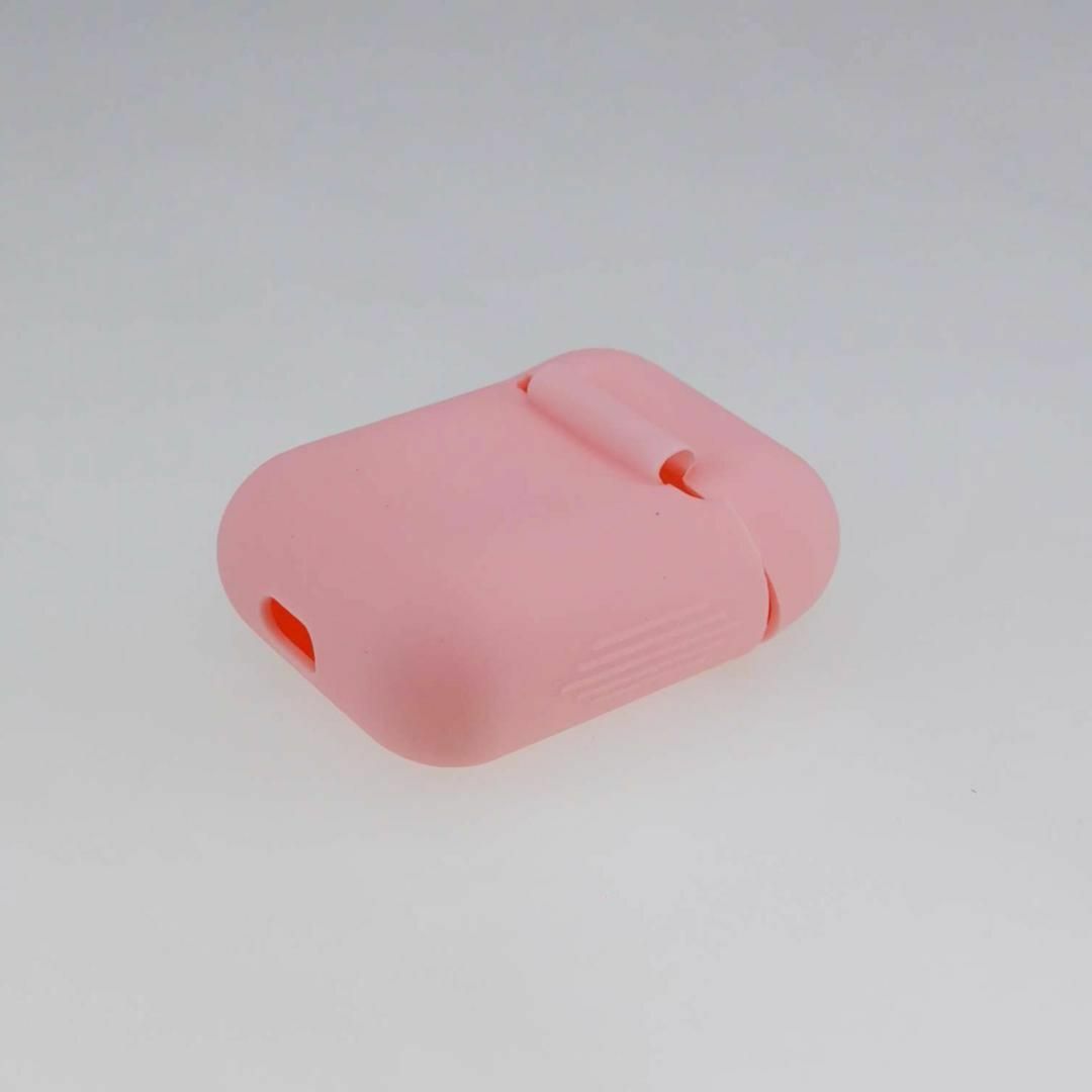 AirPods 1・2 シリコンケース ピンク [125] スマホ/家電/カメラのスマホアクセサリー(モバイルケース/カバー)の商品写真