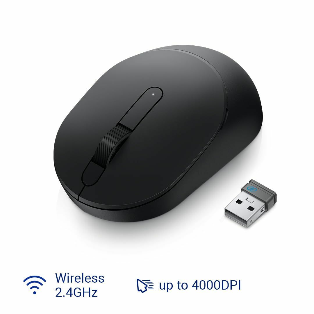 Dell モバイルワイヤレス マウス - MS3320W - ブラック スマホ/家電/カメラのPC/タブレット(PC周辺機器)の商品写真