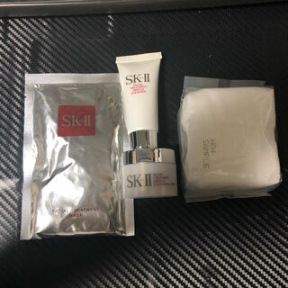 エスケーツー(SK-II)の【新品未使用】SK-2　デザインボトルプレミアム　パック入りサンプル品set(パック/フェイスマスク)