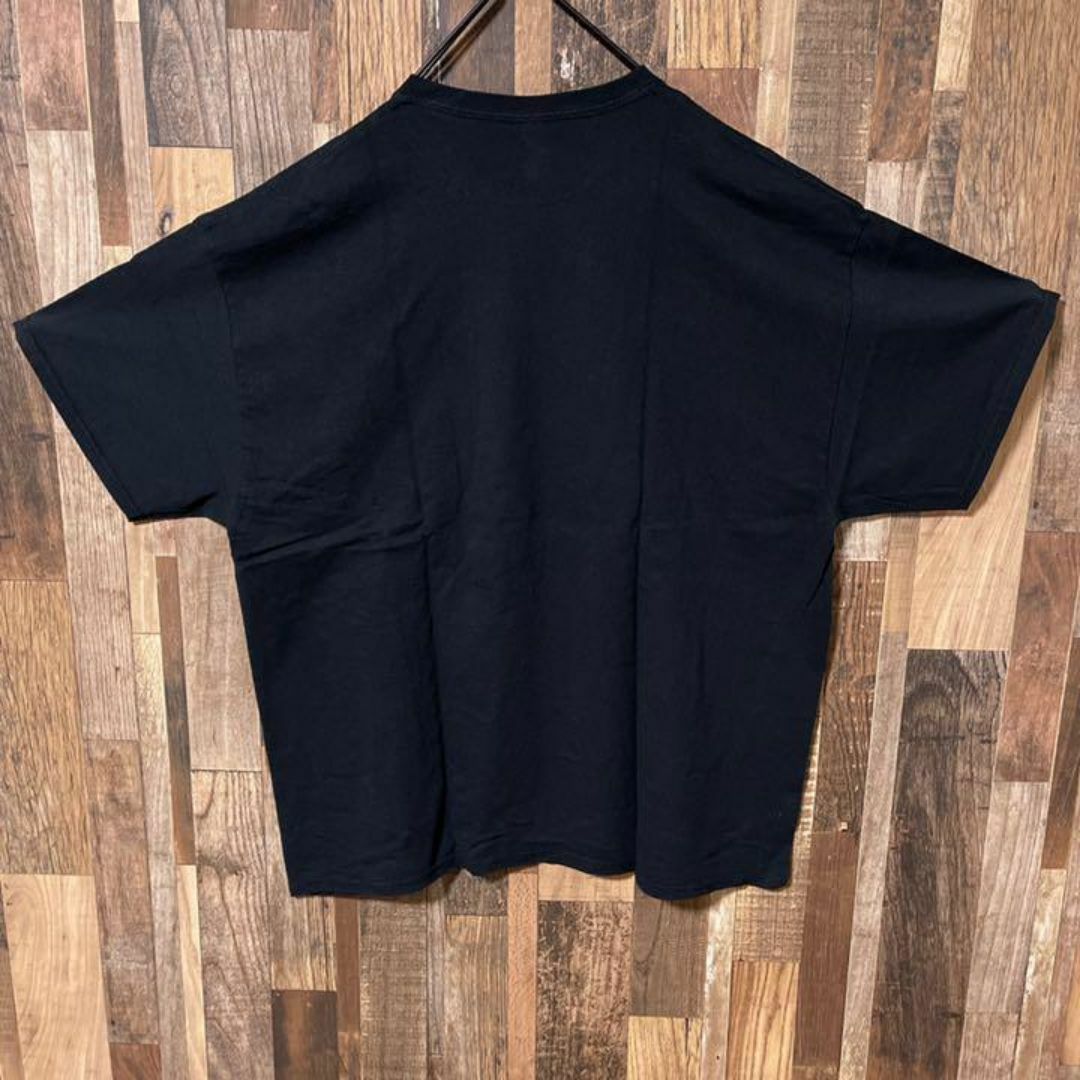 GILDAN(ギルタン)のギルダン プリント メンズ ブラック USA古着 BIGシルエット半袖 Tシャツ メンズのトップス(Tシャツ/カットソー(半袖/袖なし))の商品写真