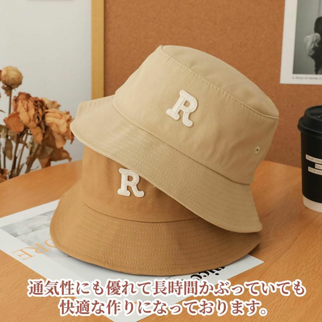 【色: ブラック】[KOZMOZ] 帽子 大きいサイズ バケットハット ゆったり メンズのファッション小物(その他)の商品写真