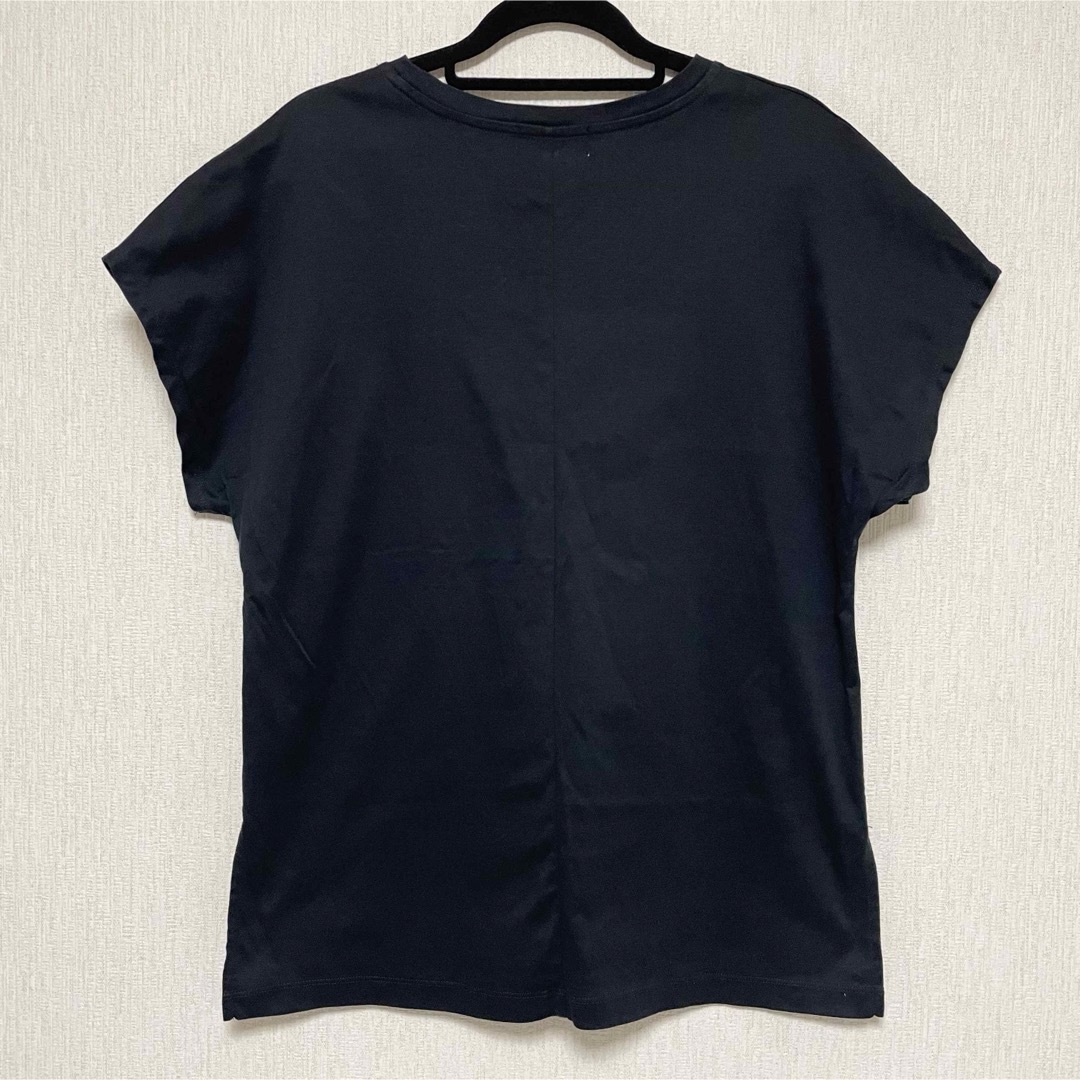 OPAQUE.CLIP(オペークドットクリップ)のOPAQUE.CLIP オペーク コットン Tシャツ ブラック 38 M レディースのトップス(Tシャツ(半袖/袖なし))の商品写真