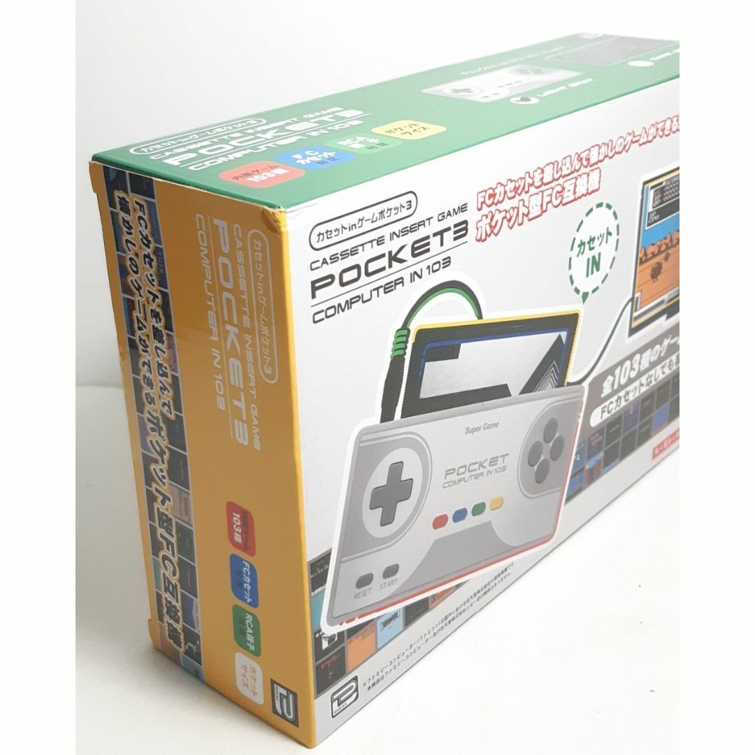 【新品】カセットINゲームポケット3 GAME POCKET 3ファミコン互換機 エンタメ/ホビーのゲームソフト/ゲーム機本体(家庭用ゲーム機本体)の商品写真