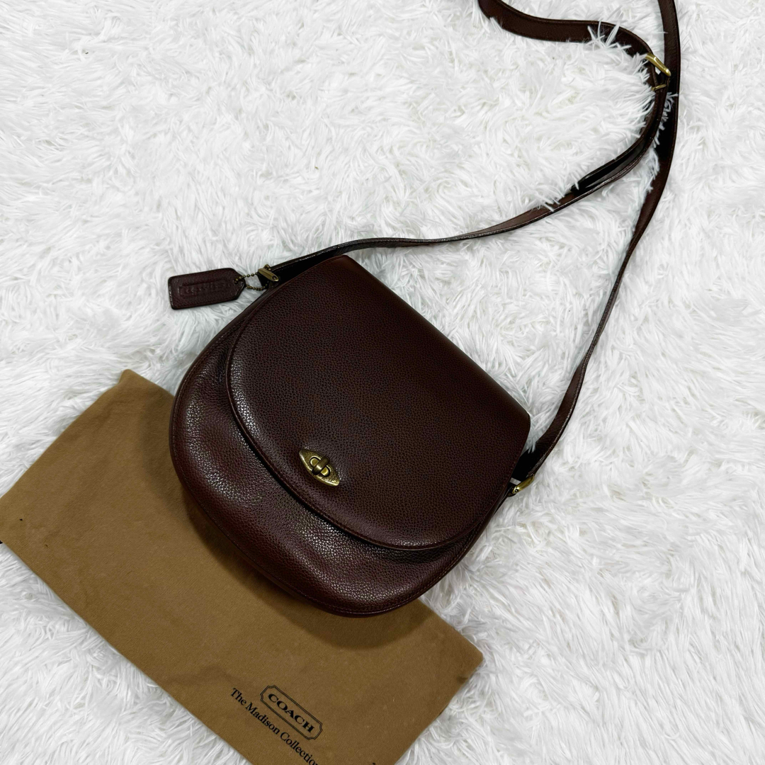 COACH(コーチ)の美品✨COACH オールドコーチ　マディソン　ターンロック　ショルダーバッグ レディースのバッグ(ショルダーバッグ)の商品写真