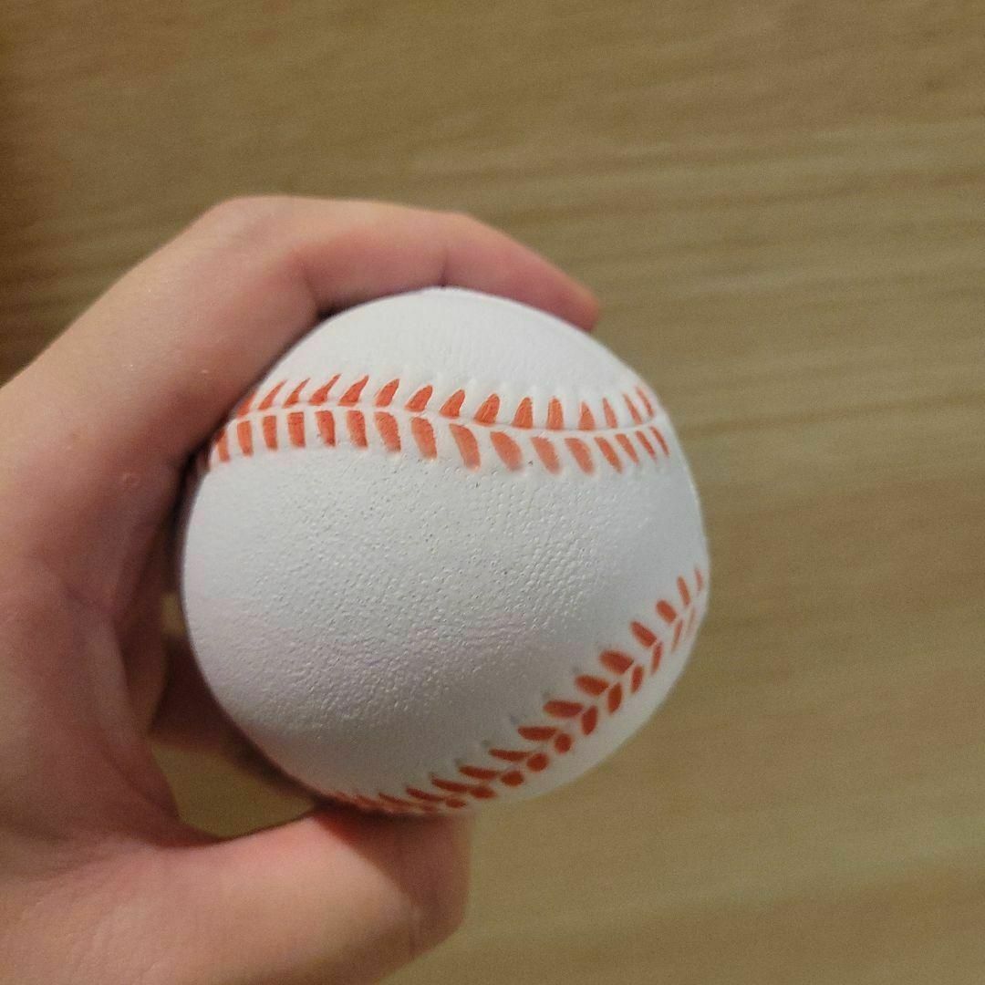 【白】野球ボール 柔らかいポリウレタンボール 10球 セット 室内練習 スポーツ/アウトドアの野球(ボール)の商品写真