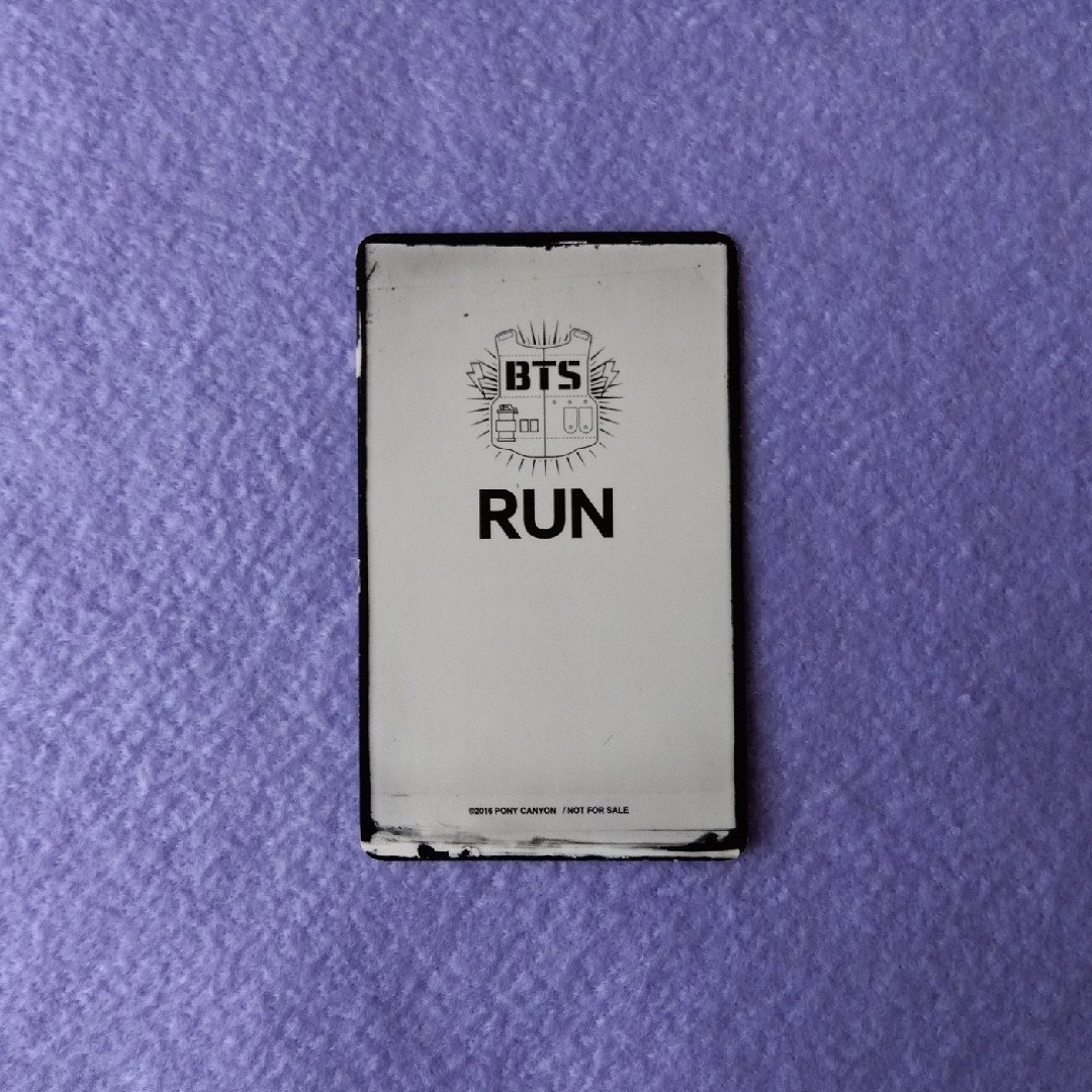 防弾少年団(BTS)(ボウダンショウネンダン)のBTS RM RUN 手渡しカード トレカ フォトカード ナムジュン ナム レア エンタメ/ホビーのCD(K-POP/アジア)の商品写真