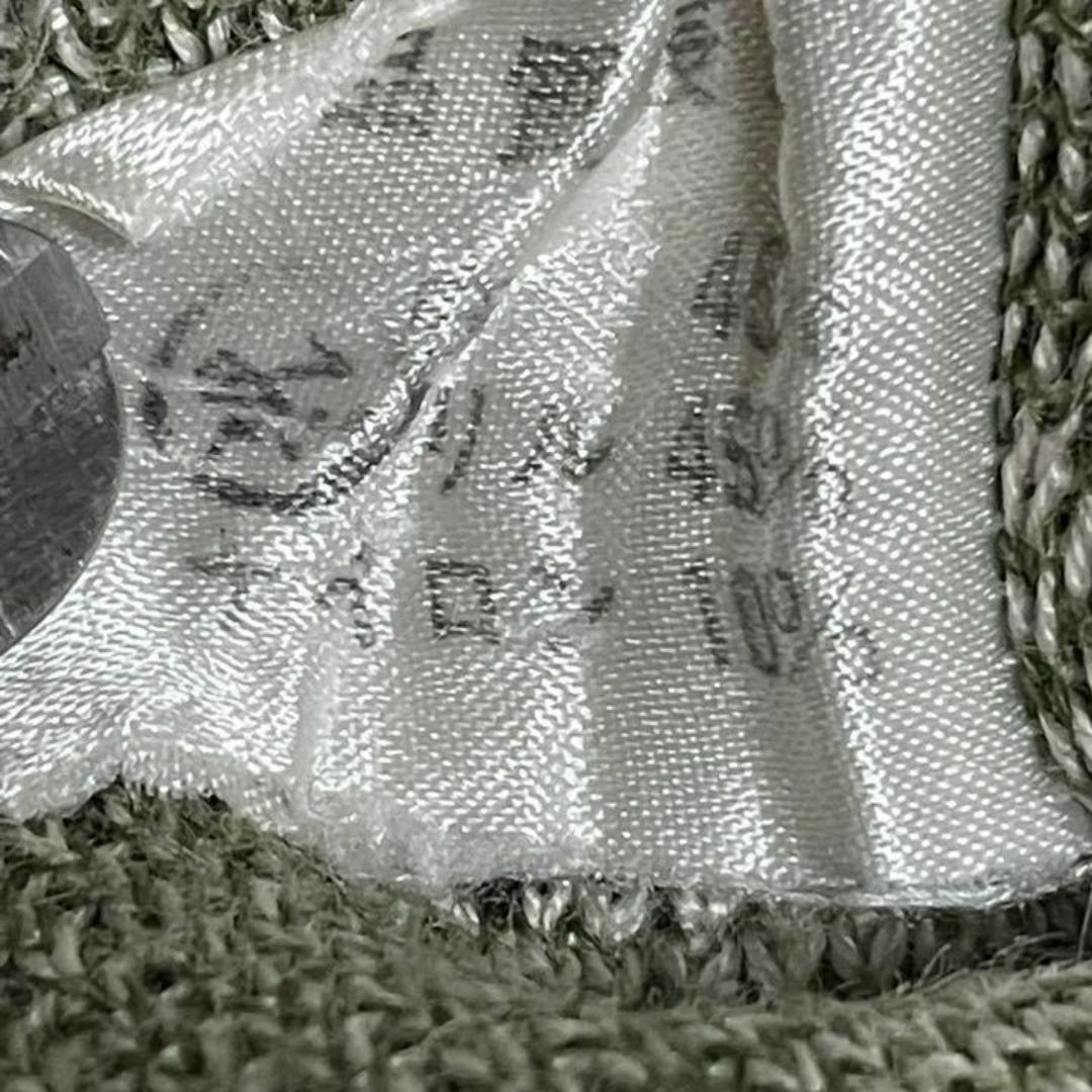 VINTAGE(ヴィンテージ)の[古着]ビンテージ　半袖　ポロニット　カモフラ模様　総柄　グリーン　緑　レトロ メンズのトップス(ポロシャツ)の商品写真