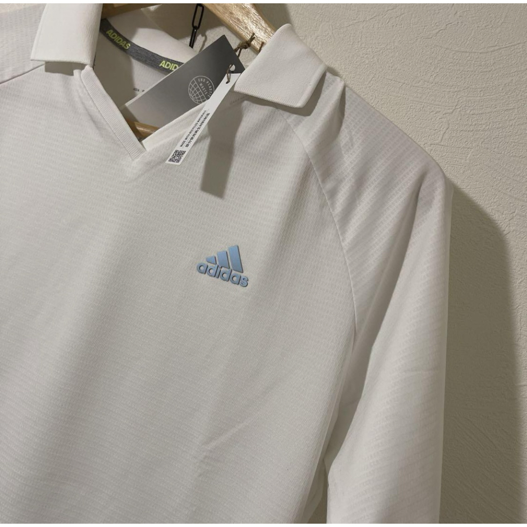 adidas(アディダス)のadidas GOLF  HEAT. RDY ソリッド 半袖スキッパーシャツ スポーツ/アウトドアのゴルフ(ウエア)の商品写真