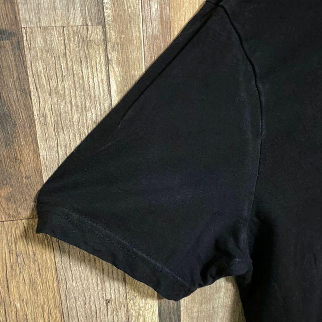 メンズ プリント USA古着 半袖 Tシャツ ブラック 黒 カジュアル 夏服 M メンズのトップス(Tシャツ/カットソー(半袖/袖なし))の商品写真