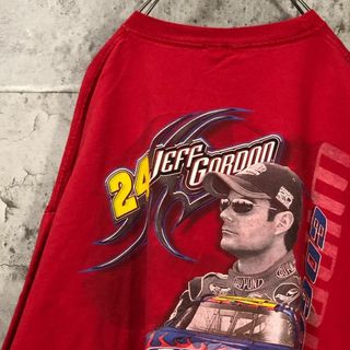 JEFF GORDON レース バックプリント オーバー Tシャツ