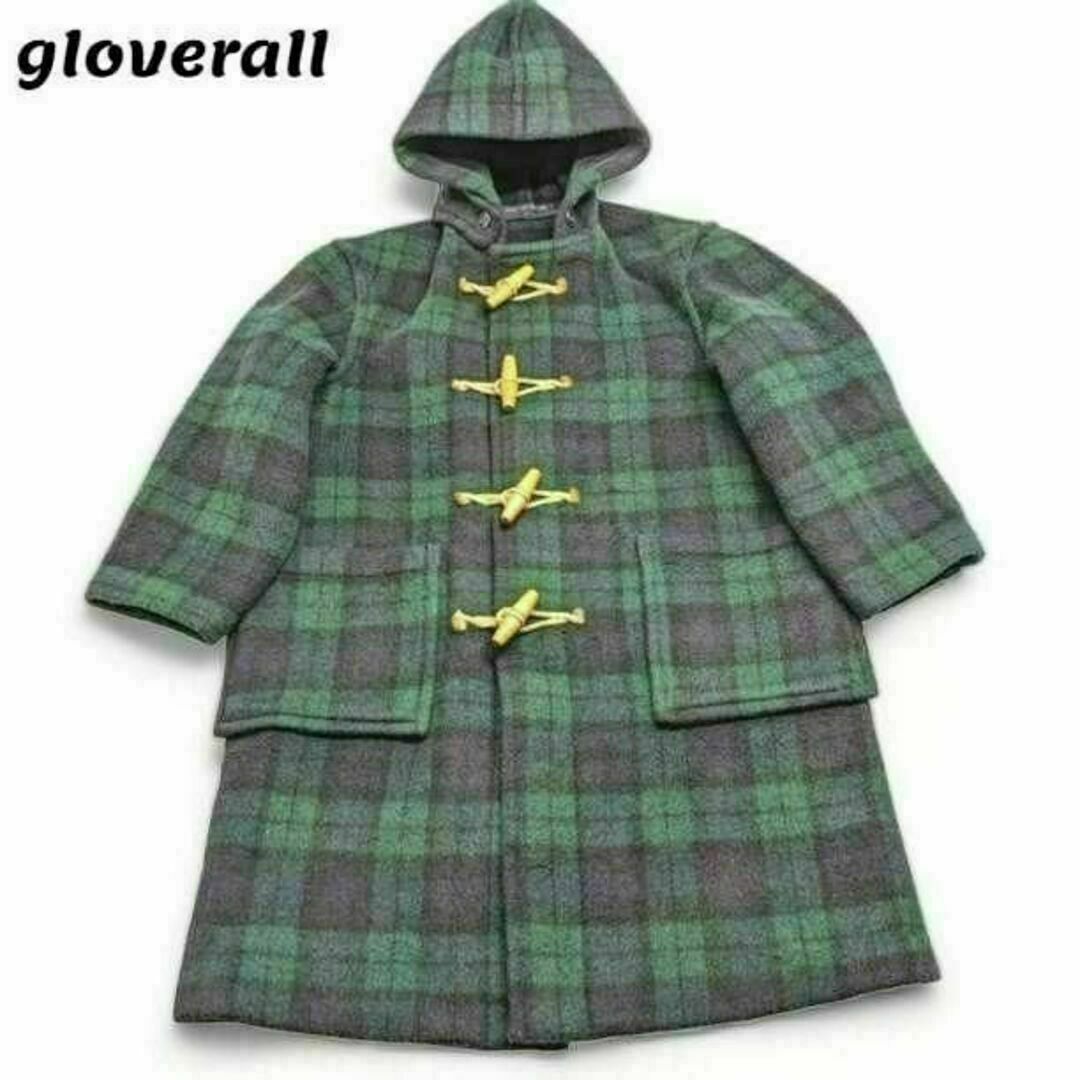 Gloverall(グローバーオール)のグローバーオール ダッフルコート チェック柄 アースカラー ヴィンテージ キッズ/ベビー/マタニティのキッズ服男の子用(90cm~)(コート)の商品写真