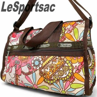 レスポートサック(LeSportsac)のレスポートサック ショルダーバッグ ボストンバッグ クロスボディ 花柄 フラワー(ショルダーバッグ)