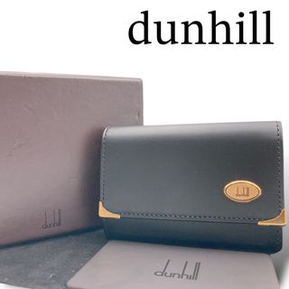 Dunhill - 【極美品】dunhill ダンヒル　6連　キーケース　黒　箱付　ギャランティ