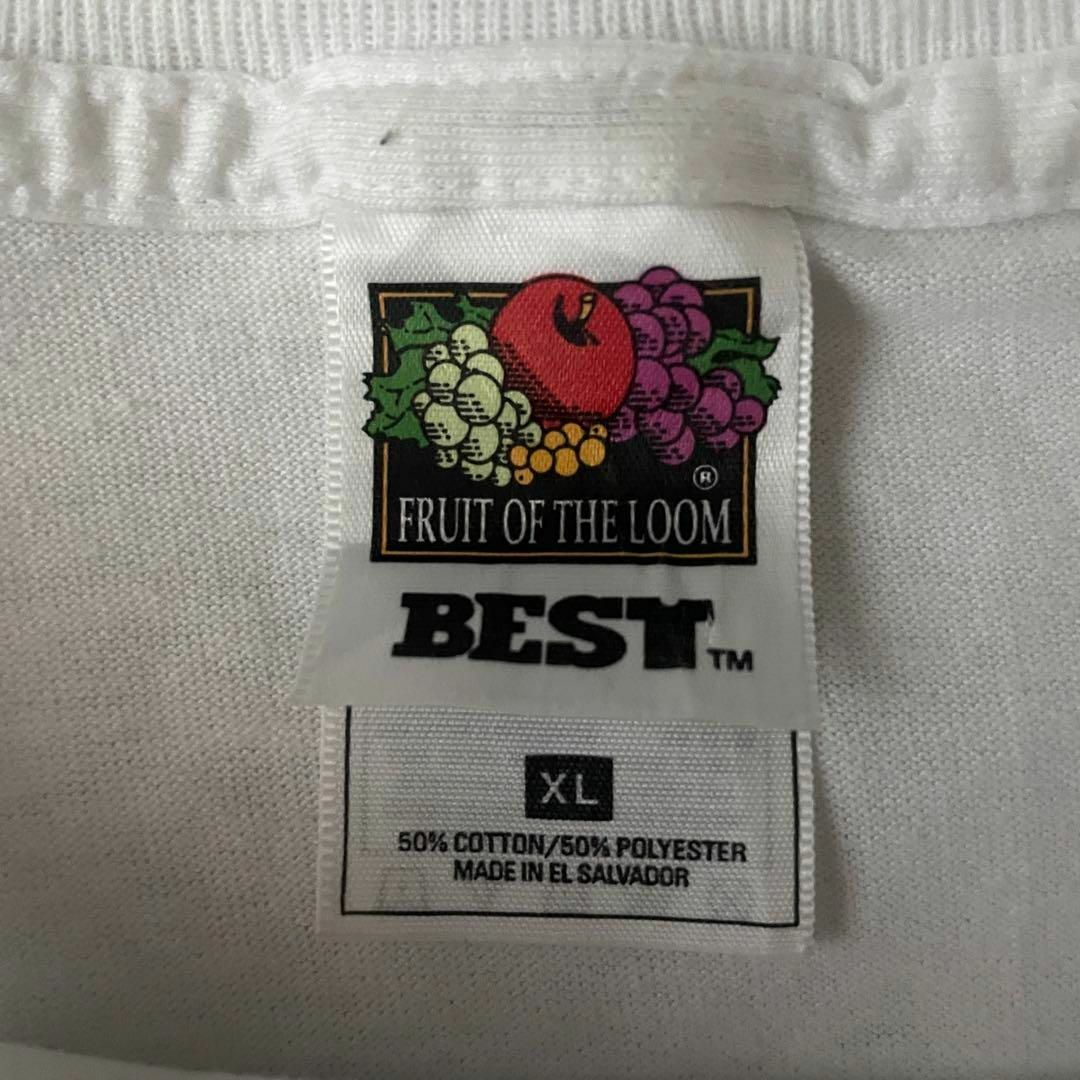 FRUIT OF THE LOOM(フルーツオブザルーム)の[古着]フルーツオブザルーム　半袖　Tシャツ　熊　アニマル　フランス　90s メンズのトップス(Tシャツ/カットソー(半袖/袖なし))の商品写真