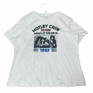 MOTLEY CRUE ヘヴィメタルバンド 半袖Tシャツ ツアーTシャツs90(Tシャツ/カットソー(半袖/袖なし))