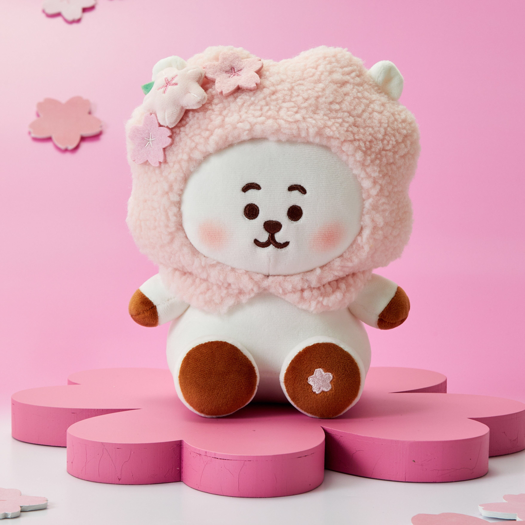 BT21(ビーティーイシビル)のBT21 SPRING DAYS EDITION ぬいぐるみ RJ 桜 エンタメ/ホビーのおもちゃ/ぬいぐるみ(ぬいぐるみ)の商品写真