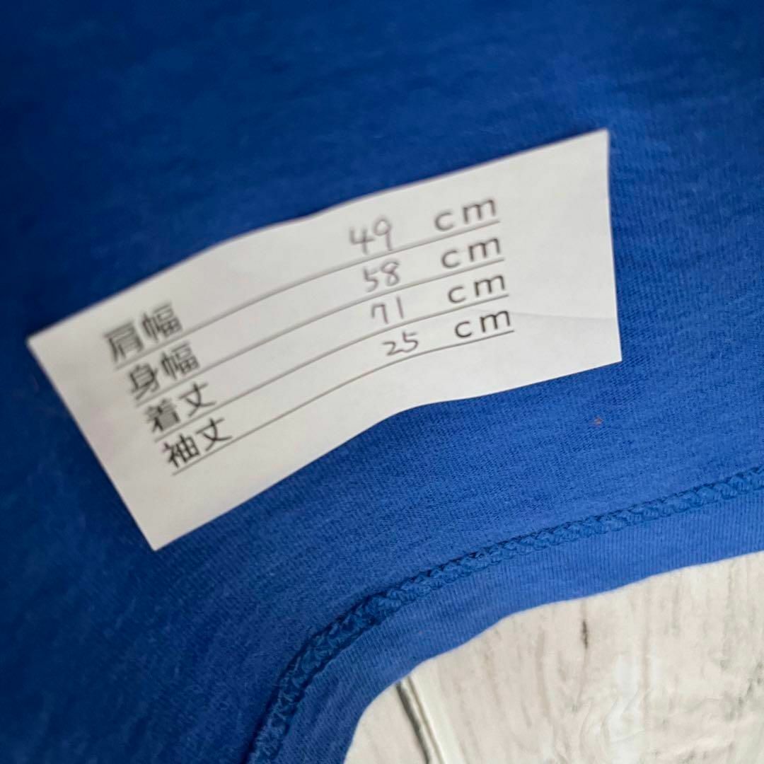 NIKE(ナイキ)のメンズ古着　NIKEナイキ　サッカーブラジル代表プリントTシャツ　サイズXL 青 メンズのトップス(Tシャツ/カットソー(半袖/袖なし))の商品写真
