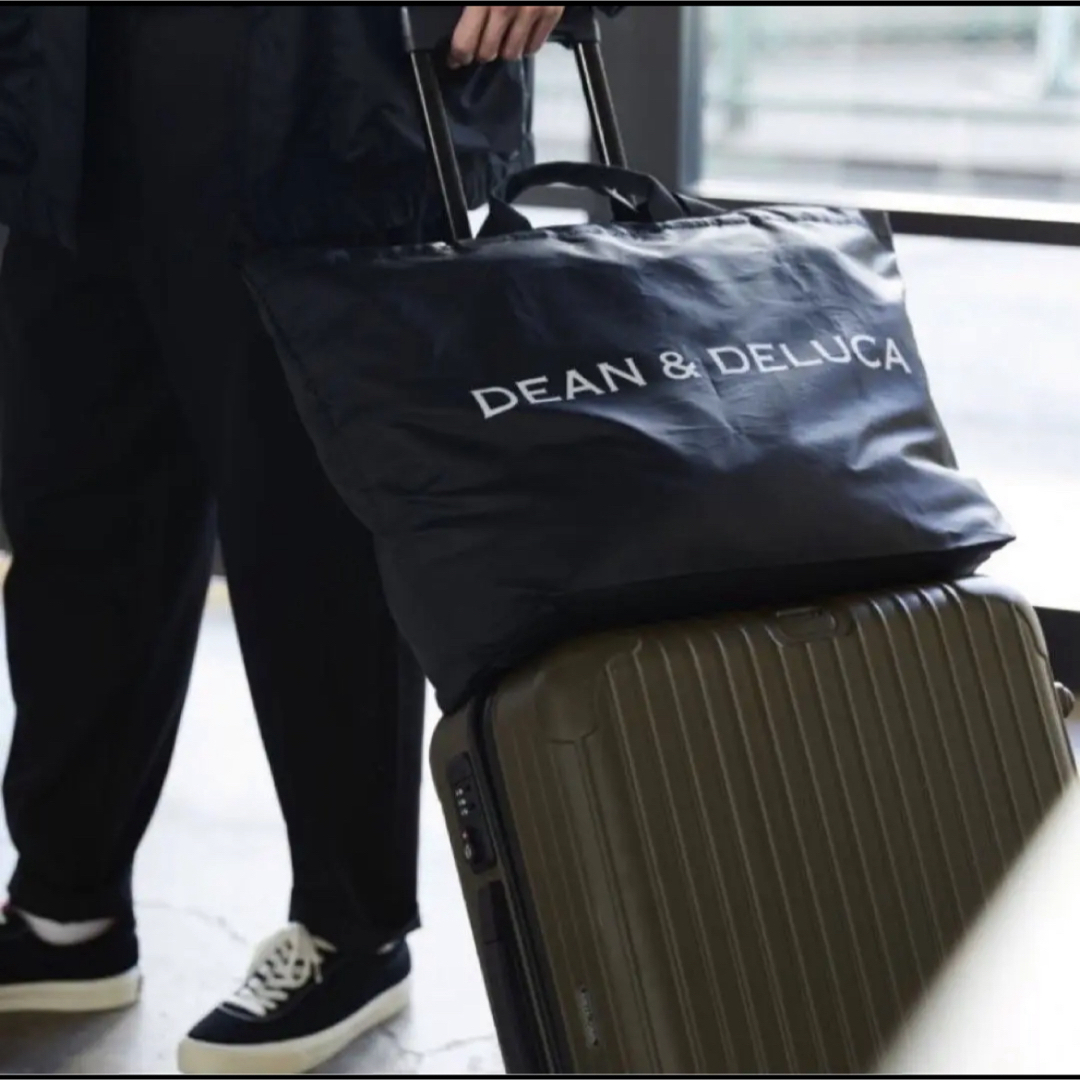 DEAN&DELUCA トート パッカブルトート エコバッグ 旅行 黒 レディースのバッグ(トートバッグ)の商品写真