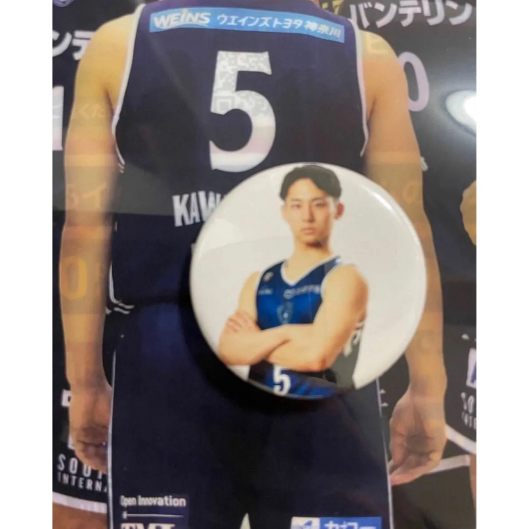 河村勇輝 缶バッジ 横浜ビーコルセアーズ Bリーグ エンタメ/ホビーのタレントグッズ(スポーツ選手)の商品写真