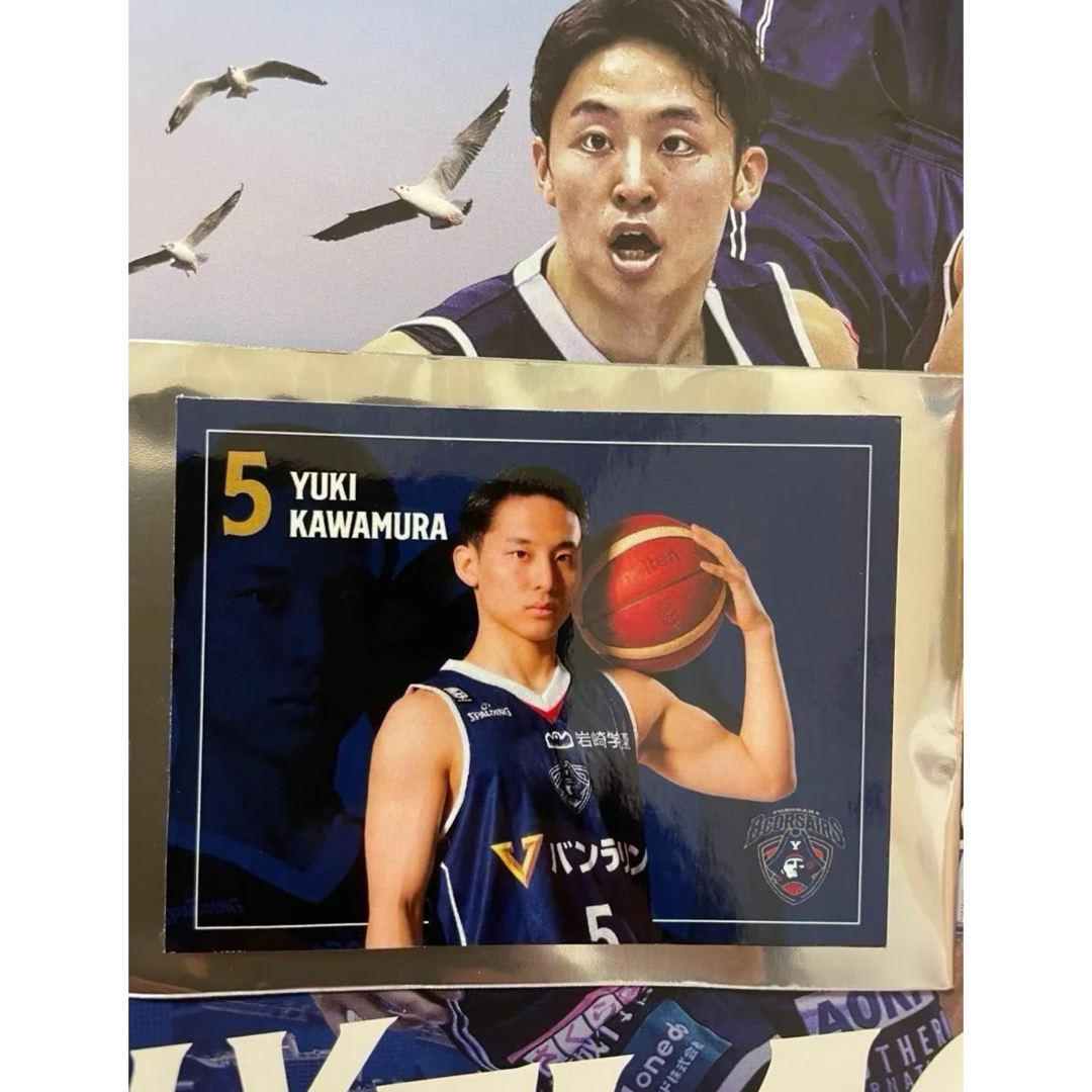 河村勇輝 ステッカー 横浜ビーコルセアーズ Bリーグ エンタメ/ホビーのタレントグッズ(スポーツ選手)の商品写真