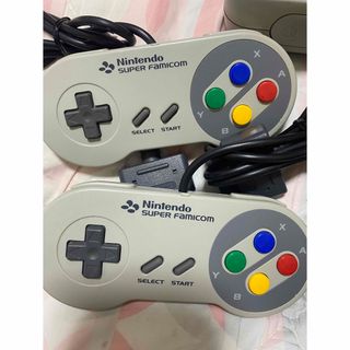 スーパーファミコン(スーパーファミコン)のスーパーファミコン　純正コントローラー　2個(家庭用ゲーム機本体)